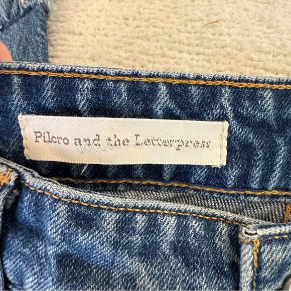 Anthro Pilcro Fringe Ankle Jeans 29 - Picture 5 of 16